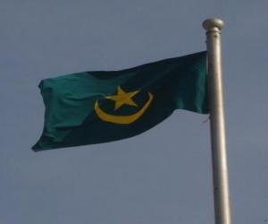 yapboz Moritanya bayrağı